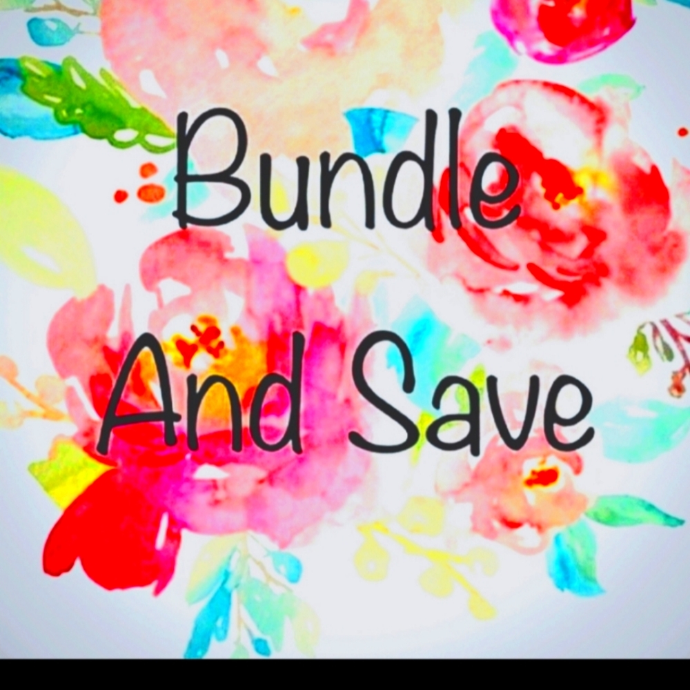 Save money by bundling 2 or more items!!!